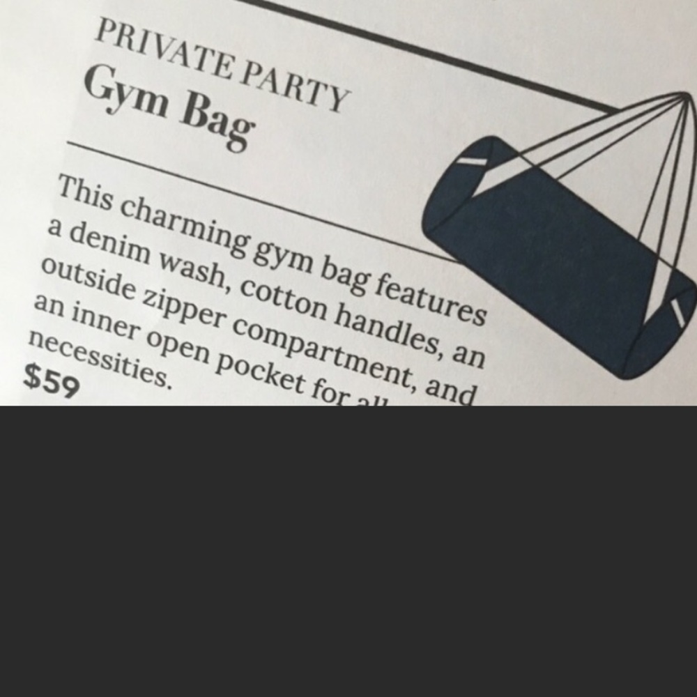 🌺 MEET ME AT THE BARRE Private Party gym bag - Picture 6 of 7